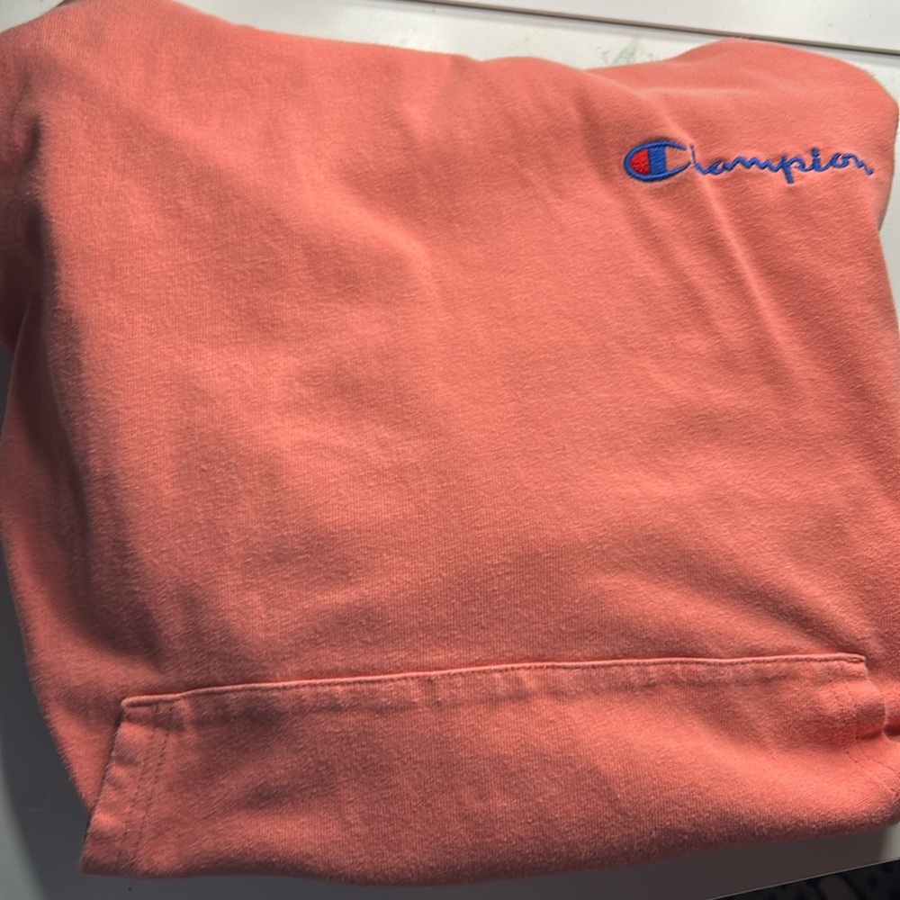 Orange crop hoodie with pocket long sleeve